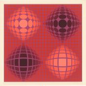 Victor Vasarely. „VB-VB-Rouge”. 1975