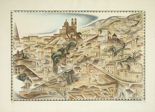 Shinzaburo Takeda, Untitled (Village Scene)