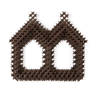 Tramp Art, Wood Wall Hanging