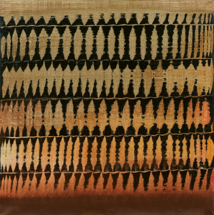 “Dynamische Struktur schwarz und braun” (Herbstblätter)