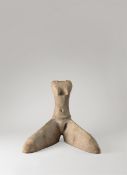 Fischer. „Kniender weiblicher Torso 83″. 1983