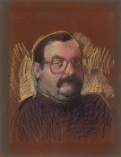 Johannes Grützke. Portrait Heiko Gebhardt. 1979