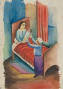 Georg Schrimpf. Wochenbett. 1920er-Jahre