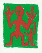 A.R. Penck. Ohne Titel (Peace). 1995