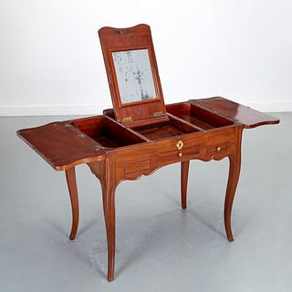 Provincial Louis XV mahogany dressing table