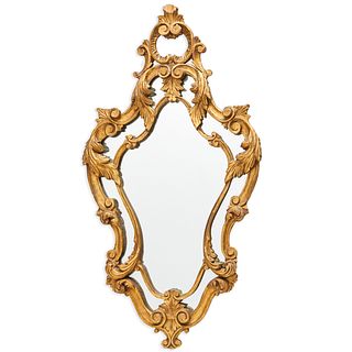 Italian Rococo style giltwood mirror