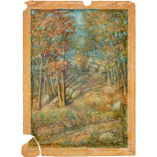 J. Frank Waldo, watercolor on board, 1911