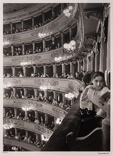 Alfred Eisenstaedt (German / American, 1898-1995) ‘Premiere at La Scala’ Silver Gelatin Print