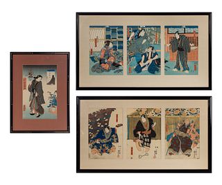 Japanese Woodblock Print Assortment