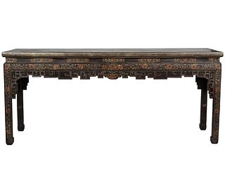 Chinoiserie Deocrated Console Table (return)
