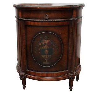 Dominative Painted Italian Style Cabinet