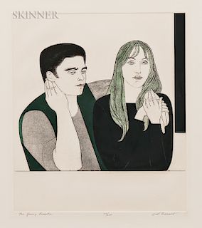 Will Barnet (American, 1911-2012) The Young Couple
