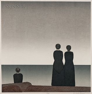 Will Barnet (American, 1911-2012) Peter Grimes