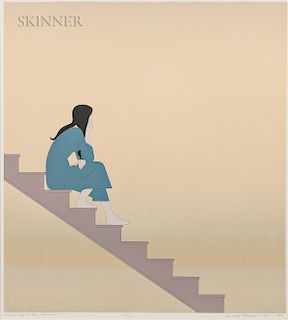 Will Barnet (American, 1911-2012) Stairway to the Sea