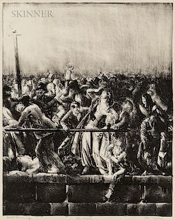 George Bellows (American, 1882-1925) The Crowd