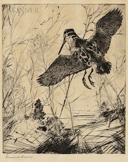 Frank Weston Benson (American, 1862-1951) Woodcock
