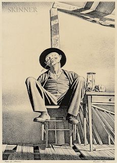 Rockwell Kent (American, 1882-1971) Wake Up, America!