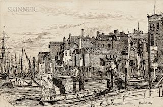 James Abbott McNeill Whistler (American, 1834-1903) Thames Police
