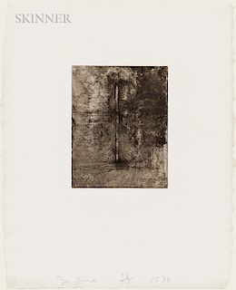 Jim Dine (American, b. 1935) Toothbrush
