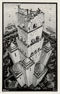M.C. Escher (Dutch, 1898-1972) Tower of Babel