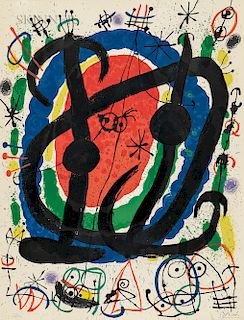 Joan Miró (Spanish, 1893-1983) Exposition XXIIe, Salon de Mai