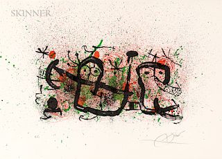 Joan Miró (Spanish, 1893-1983) Plate 5