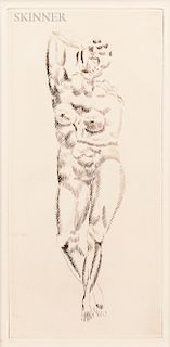 Elie Nadelman (American, 1885-1946) Female Nude