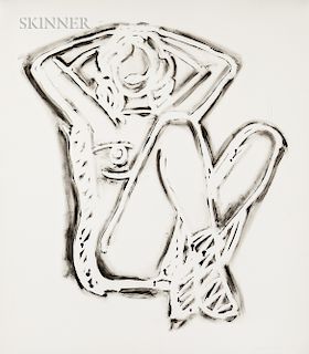 Tom Wesselmann (American, 1931-2004) Rosemary Sitting Up Straight