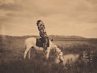 Edward Sheriff Curtis (American, 1868-1952) An Oasis in the Badlands