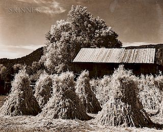 Ansel Adams (American, 1902-1984) Farm Near Orderville, Utah
