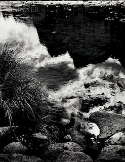 Ansel Adams (American, 1902-1984) Merced River, Reflection, Yosemite National Park