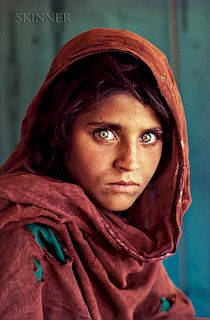 Steve McCurry (American, b. 1950) Afghan Girl (Sharbat Gula), Refugee Camp, Pakistan