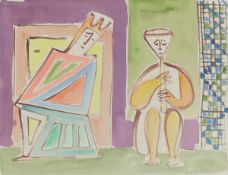 Werner Gilles. David und Saul. 1948