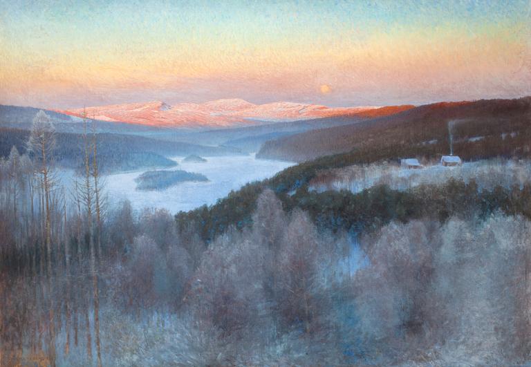 Anshelm Schultzberg, “Landskap i Jämtland” (Landscape from Jämtland).