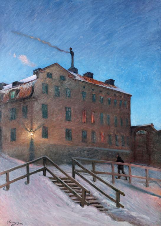 Nils Kreuger, “Gammalt hus i Katarina” (Old house in Katarina).