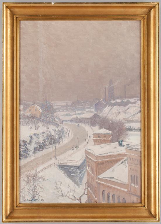 Anshelm Schultzberg, “Torsgatan i Stockholm” (Torsgatan in Stockholm).
