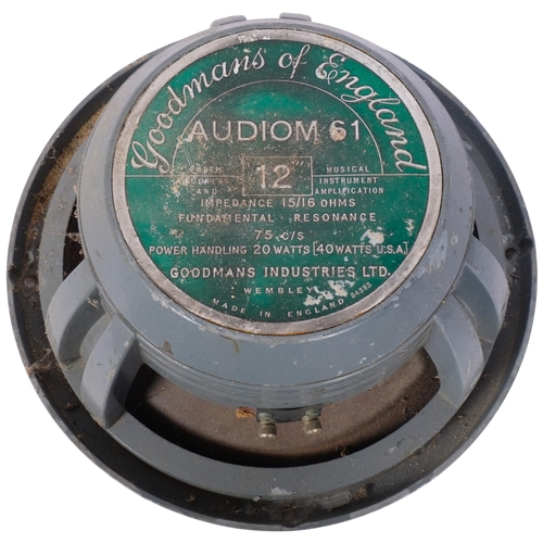 A Goodmans Audiom 61 12" guitar amp spea…