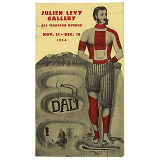 Salvador Dali Original 1934 Julien Levy Gallery Program