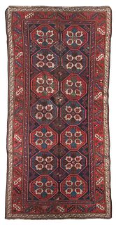 KAZAK RUG: 8'0" X 3'10" Early 20th Century