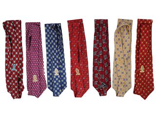 VINTAGE AMERICAN FABERGE WRIGHT AND SIMON SILK NECKTIES