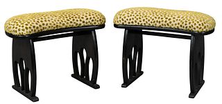 Pair of Japanese "Kyusoku" Arm Rests