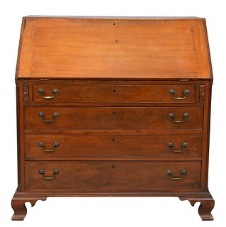 Chippendale Walnut Slant-Front Desk