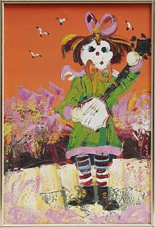 Paul Blaine Henrie (1932 – 1999), The Banjo Player