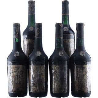 Château Gruaud Larose 2ème Grand Cru Classé Cosecha: 1964 Saint-Julien, Francia Niveles: 1.6 cm, 3 cm, 5.2 cm, 3.2, 3.8 6 pzs 91 / 100
