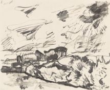Erich Heckel. „Holsteinische Landschaft". 1913