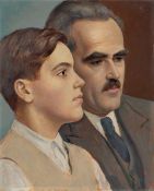 Imre Goth. Doppelporträt Vater und Sohn. 1936