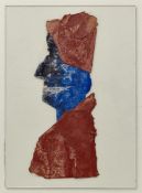 Hermann Glöckner. Profil nach links. 1965