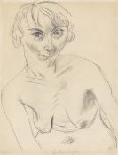 Otto Dix. „Weiblicher Halbakt" (Modell Elli). 1921