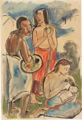 Max Pechstein. Studie nach Paul Gauguins „Maternité II".