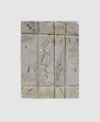 Hermann Glöckner. Kerbschnittproben mit Profil. 1956